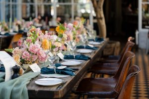 A7R09180 - 2023 - Gees Restaurant & Bar - Oxford - High Res - Wedding Glasshouse Exclusive Use Table Setup - Web Hero