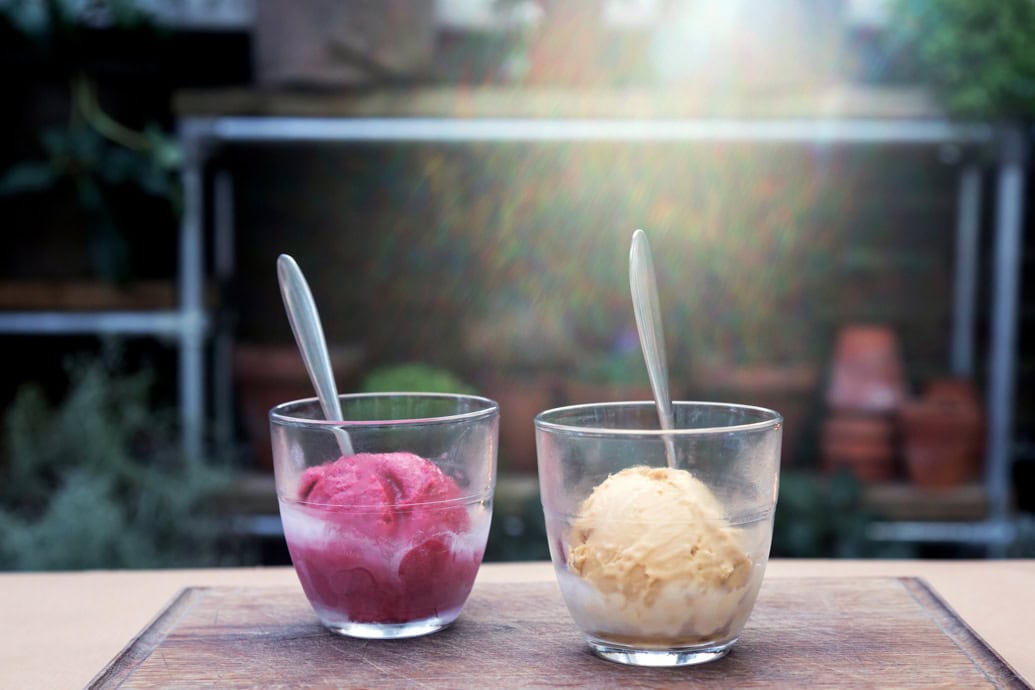 0010 - 2014 - Gees Restaurant & Bar - Oxford - High Res - Food Ice Cream Sorbet - Web Feature